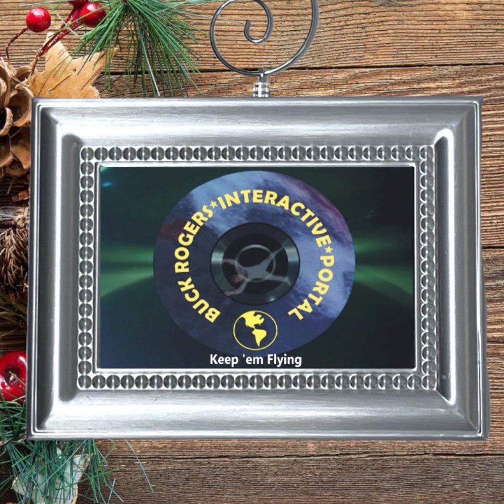 Buck Rogers Interactive Portal Christmas Tree Ornament